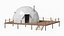 Tenda da campeggio GeoDome Glamping per campeggio all'aperto