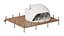 Tenda da campeggio GeoDome Glamping per campeggio all'aperto