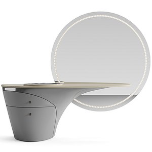 3D model unit mirror