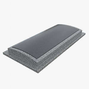Granite Grave 3D model