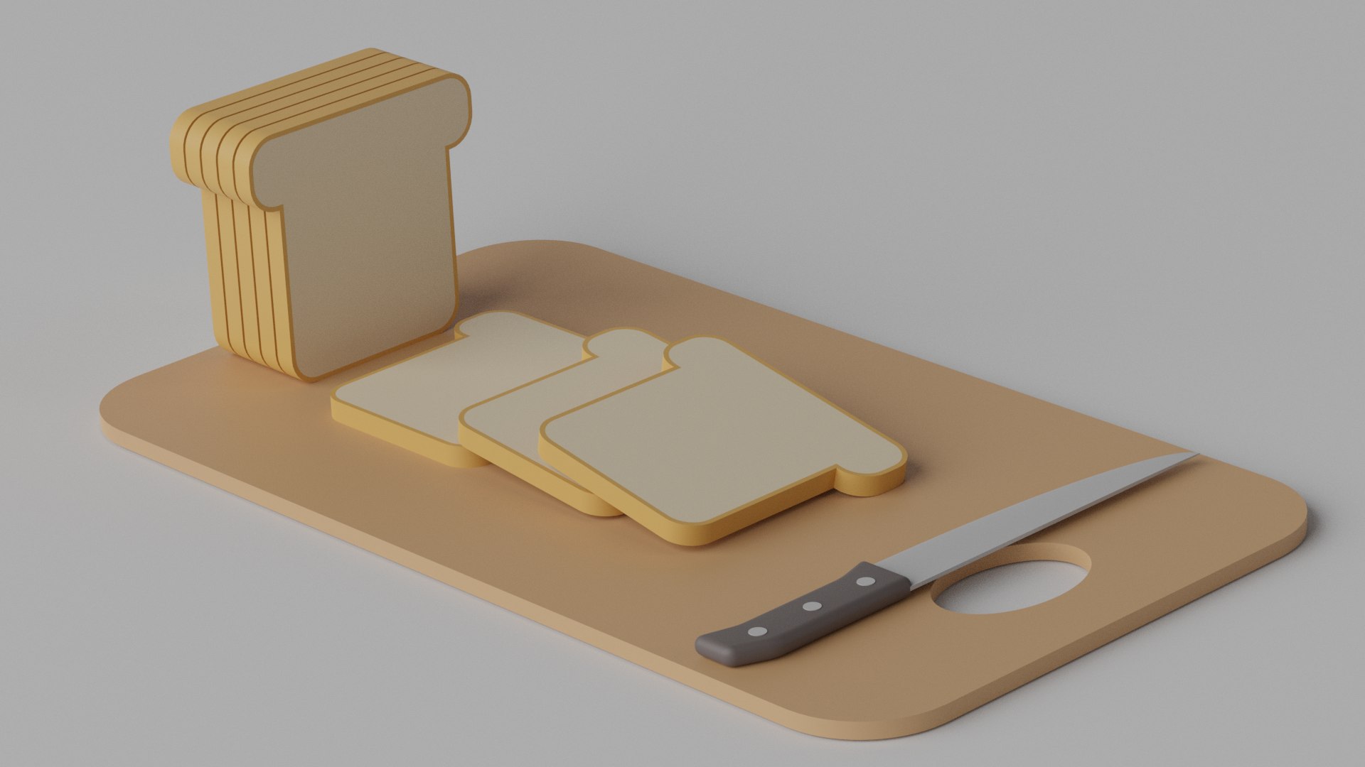 Cartoon Sliced Bread Chopping Board Kitchen Knife 3D https://p.turbosquid.com/ts-thumb/k1/TzoeAU/HD/8/png/1668867093/1920x1080/fit_q87/3da5fbbc5b2062a2cdacb6aa67bd9844c0d50dbc/8.jpg