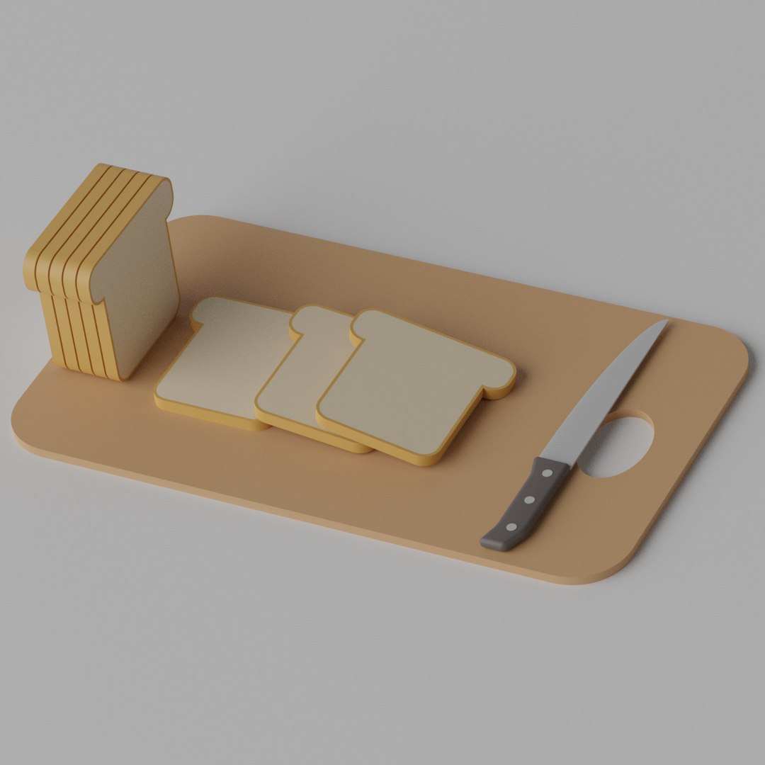 Cartoon Sliced Bread Chopping Board Kitchen Knife 3D https://p.turbosquid.com/ts-thumb/k1/TzoeAU/pE/10/png/1668867109/1920x1080/fit_q87/7971b0868feeab06f86adb581abcaf1b5bc06713/10.jpg