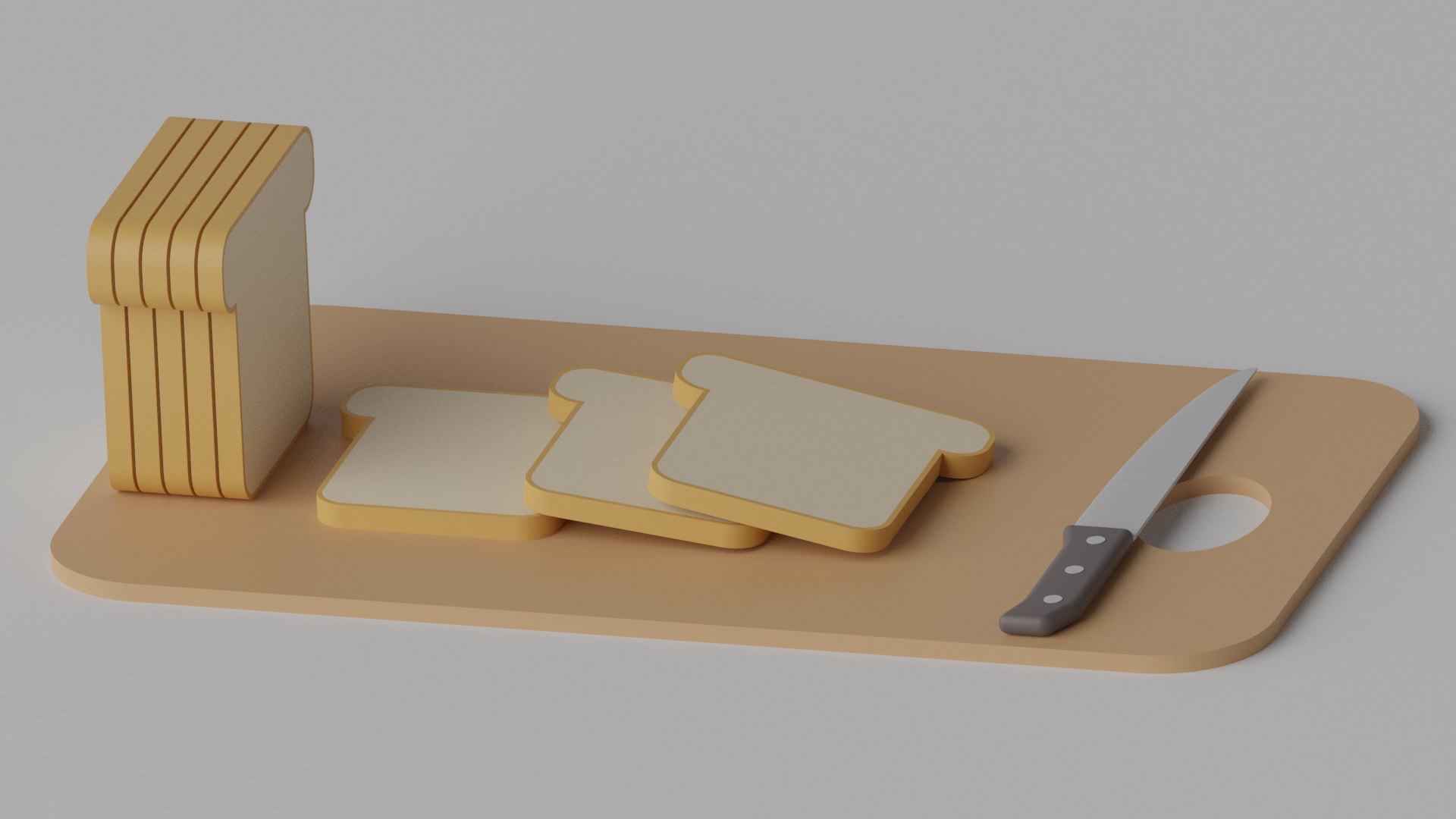 Cartoon Sliced Bread Chopping Board Kitchen Knife 3D https://p.turbosquid.com/ts-thumb/k1/TzoeAU/to/5/png/1668867078/1920x1080/fit_q87/6384c91c93fbf7298e73ba77d14c6ee94185734c/5.jpg
