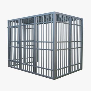 prison cage 3D model