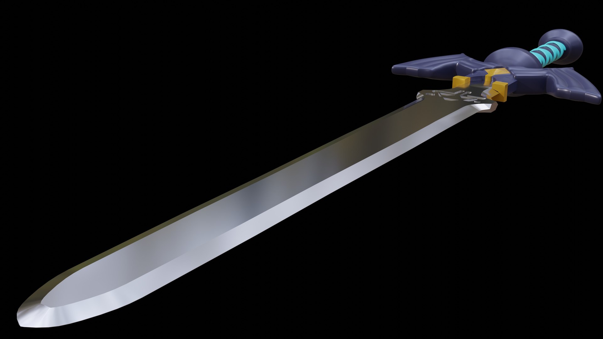 Corrupted Master sword from The legend of Zelda: Breath of the wild 2 by  Hayashininja, Download free STL model