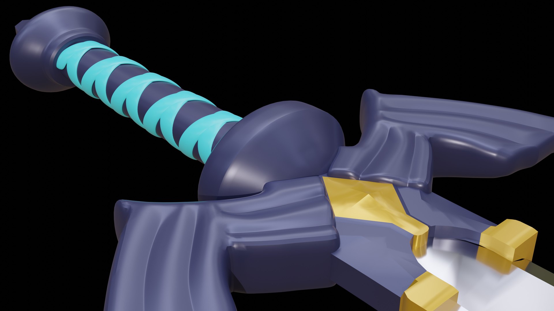 Master Sword Zelda 3D Model - TurboSquid 1606035