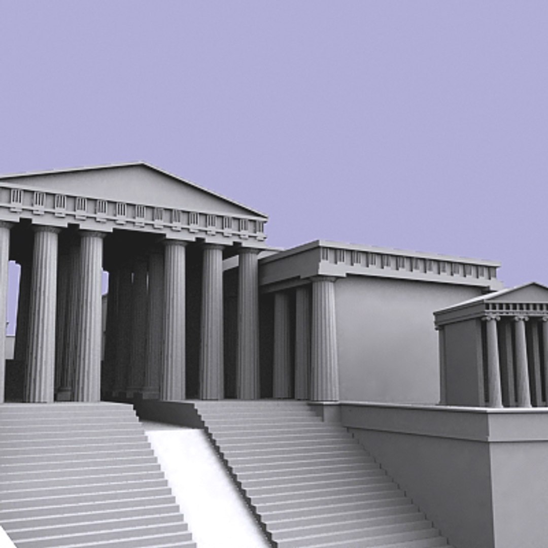 Acropolis Athens 3d Model