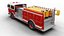 1986 Seagrave Pumper 소방차 Low Poly