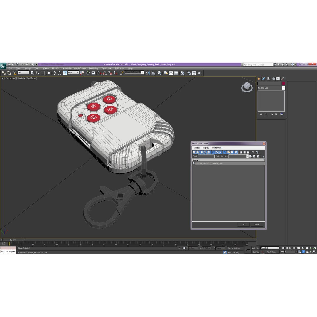 3d model wired emergency security panic Circuit Diagram