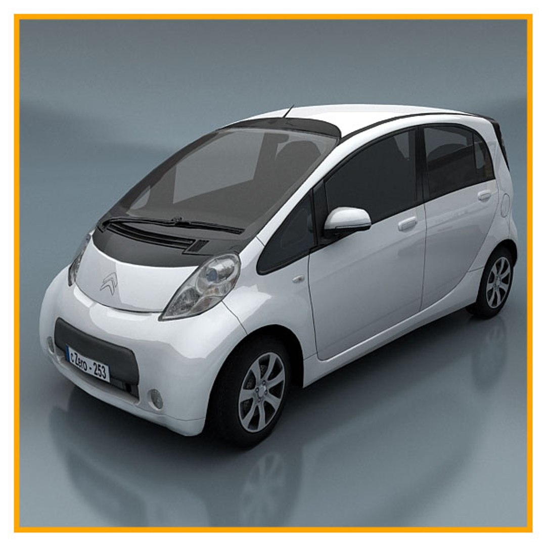 3dsmax citroen c-zero zero