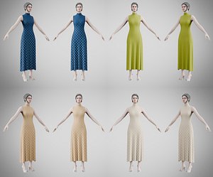 Dress 56 Dark Autumn Collection Vol 1 Collection 2 3D model