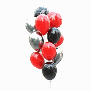 Set helium balloons