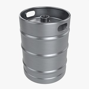 3D Beer Keg Metal