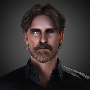 3D Christian Bale Character