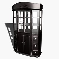 Wine Hutch_black