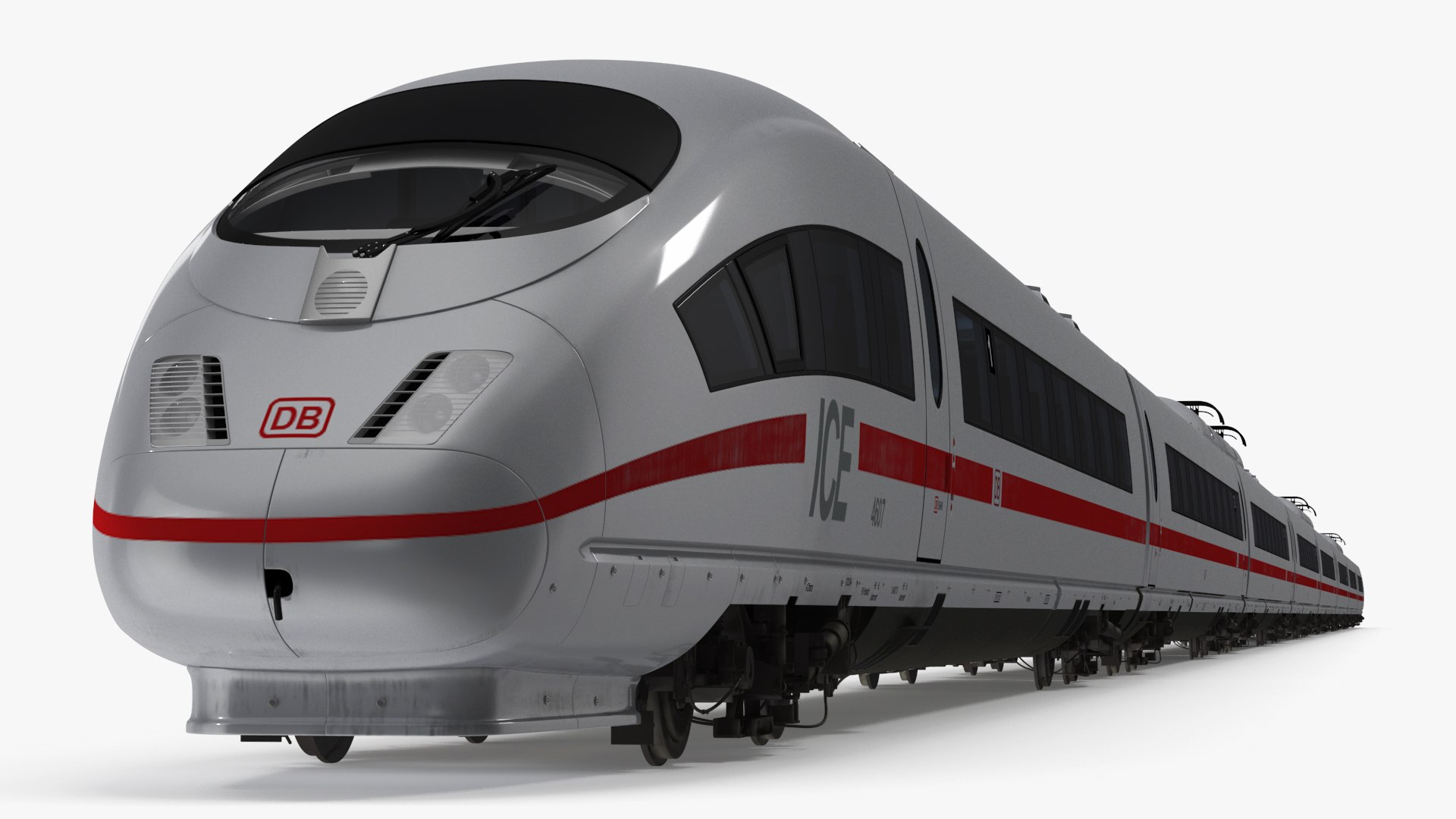 ICE 4 High Speed Intercity Long Distance Train 3D model preview