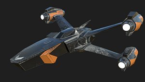 Spacecraft N4 3D model