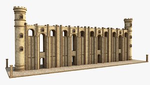 3D model Ancient Aqueduct