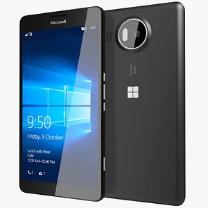 realistic microsoft lumia 950 3ds