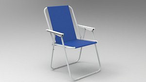 3D Camping Folding Chair001 model