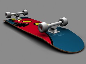 3ds max skateboard b