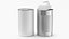 Mockup Tin Can Set 3D Model 02