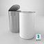 Mockup Tin Can Set 3D Model 02