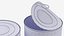 Mockup Tin Can Set 3D Model 02