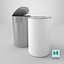 Mockup Tin Can Set 3D Model 02