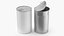 Mockup Tin Can Set 3D Model 02