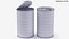 Mockup Tin Can Set 3D Model 02