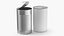 Mockup Tin Can Set 3D Model 02