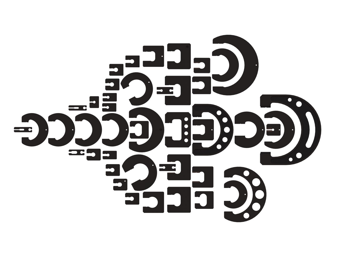 Limit Snap Gauge Set for Measuring Range 3 to 188 mm 3D - TurboSquid