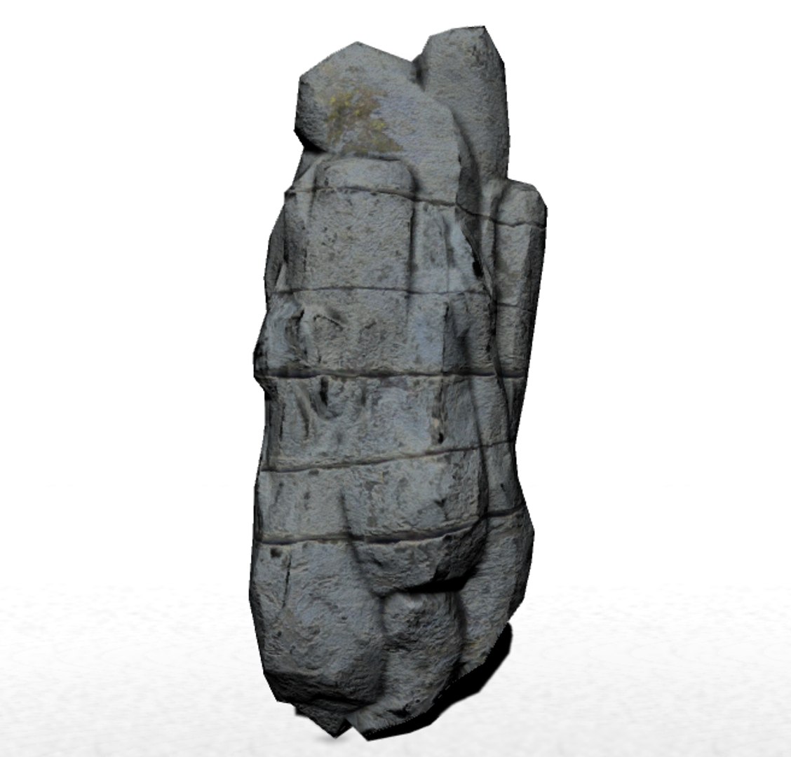 Tall Rock Cliff 3d Model