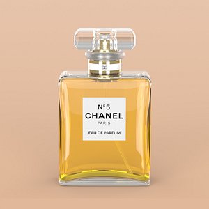 3D Chanel No5 Perfume Spray Bottle 100ml model