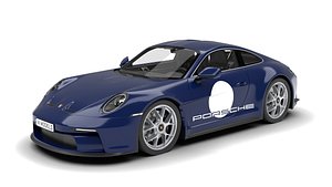 Porsche 911 S-T 2024 3d model model