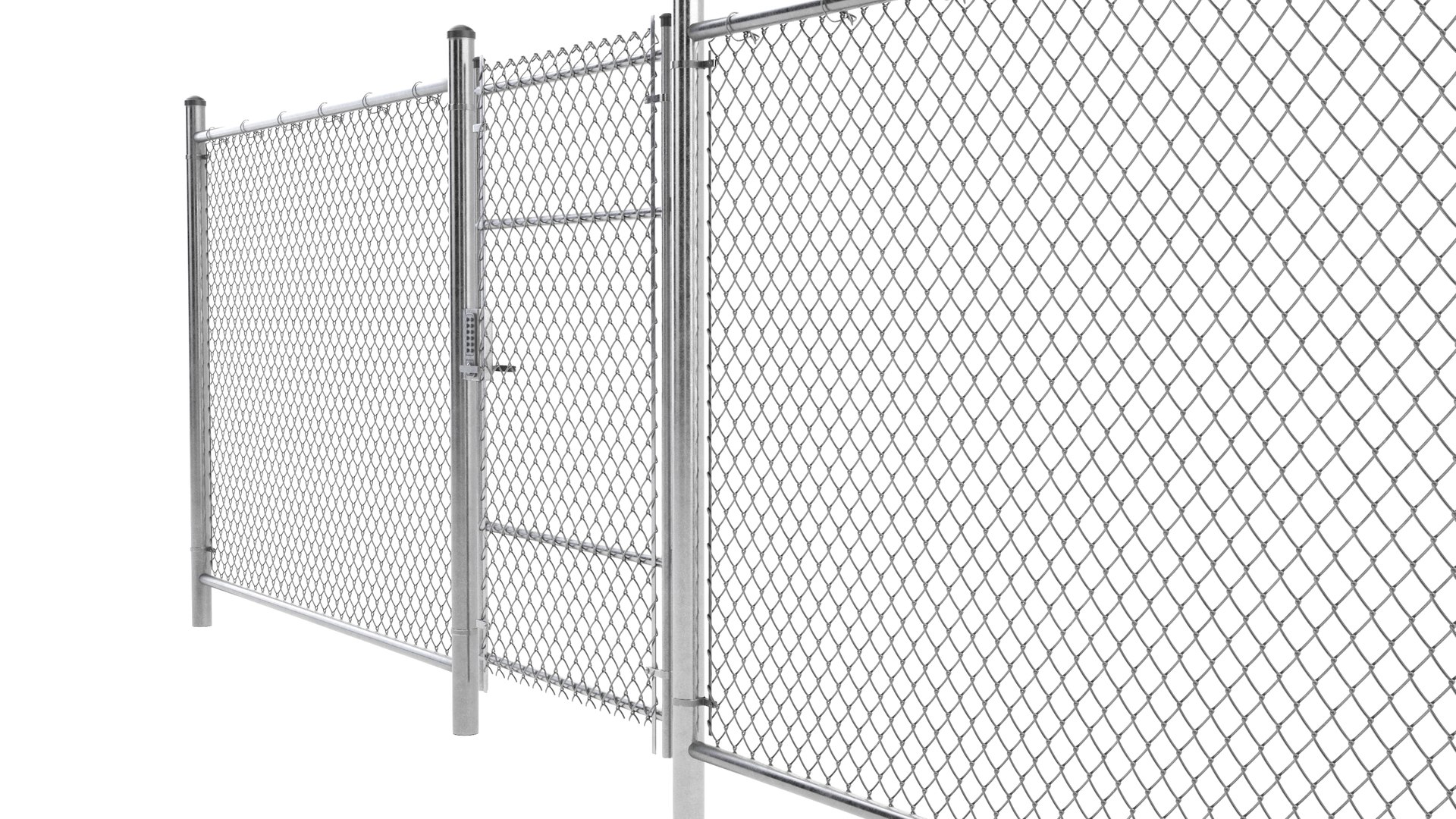 Chain LInk Gate Model - TurboSquid 2318215