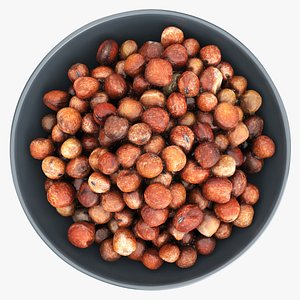 3D Cooked grey peas