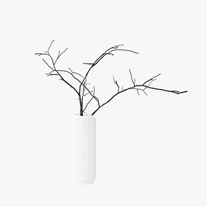 Vase with branches