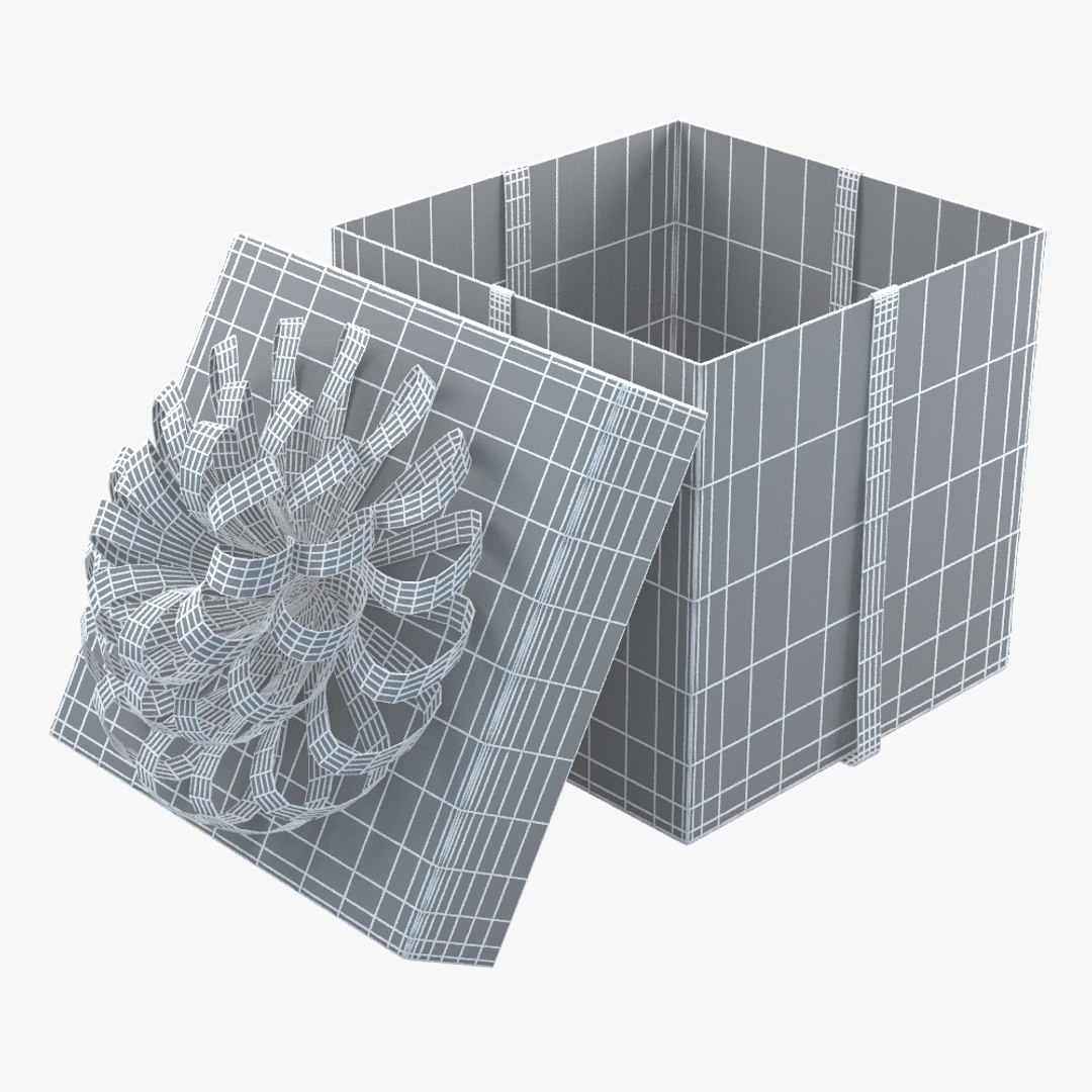 3d christmas gift present box model https://p.turbosquid.com/ts-thumb/k2/YW1cQf/H6OOye6a/christmasboxopen2ribbon2creamwireframe030000/jpg/1416456265/1920x1080/fit_q87/2f0b1316d0ebff0feeabcaf52bc9a74ba9b48140/christmasboxopen2ribbon2creamwireframe030000.jpg