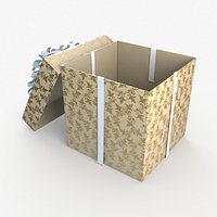 Christmas BOX Open2 Ribbon2 cream