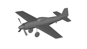 P-51 Mustang 3D model
