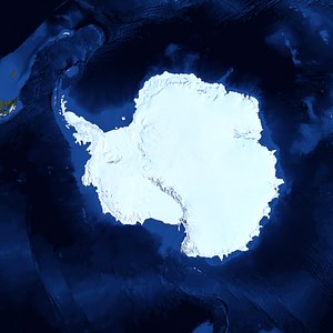 Antarctica Continent Map ver2