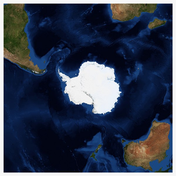 modelo 3d Antártida Continente Mapa v2 - TurboSquid 1929163