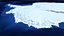 Mappa del continente antartico ver 2