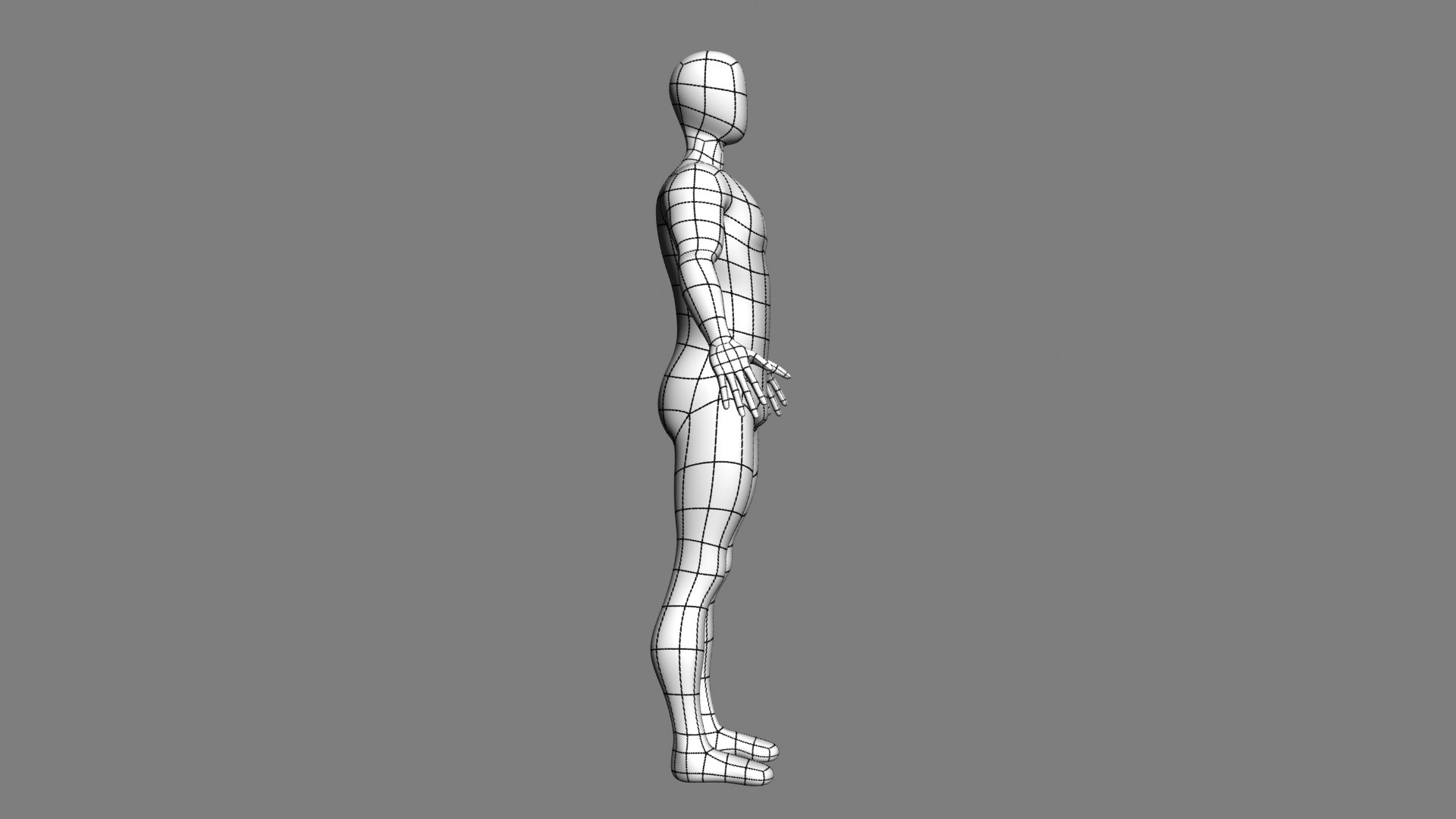 mesh topology 3d model