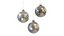 Christmas balls silver model