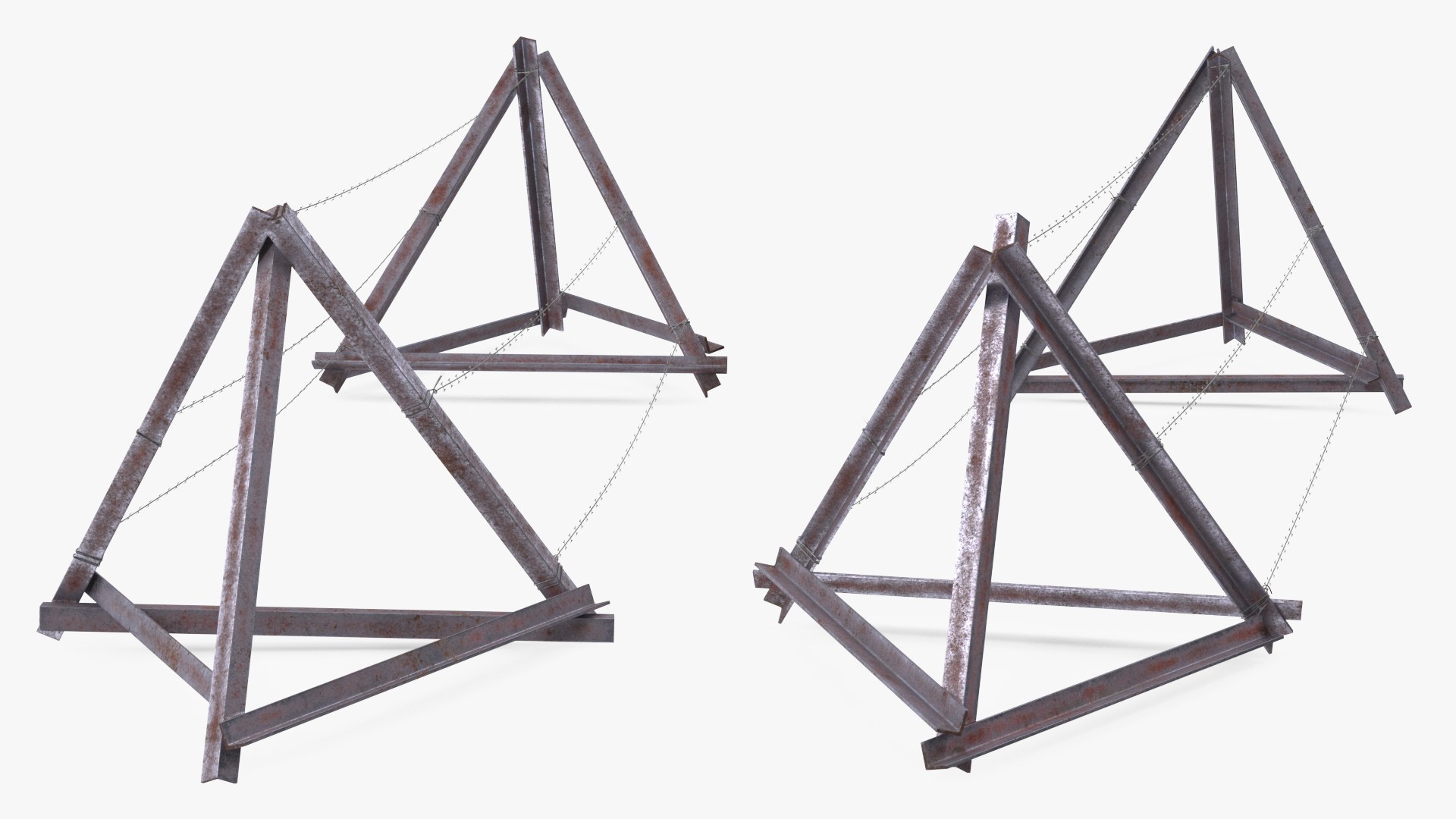 Wire Entanglement Barrier Razors 3D - TurboSquid 1713186