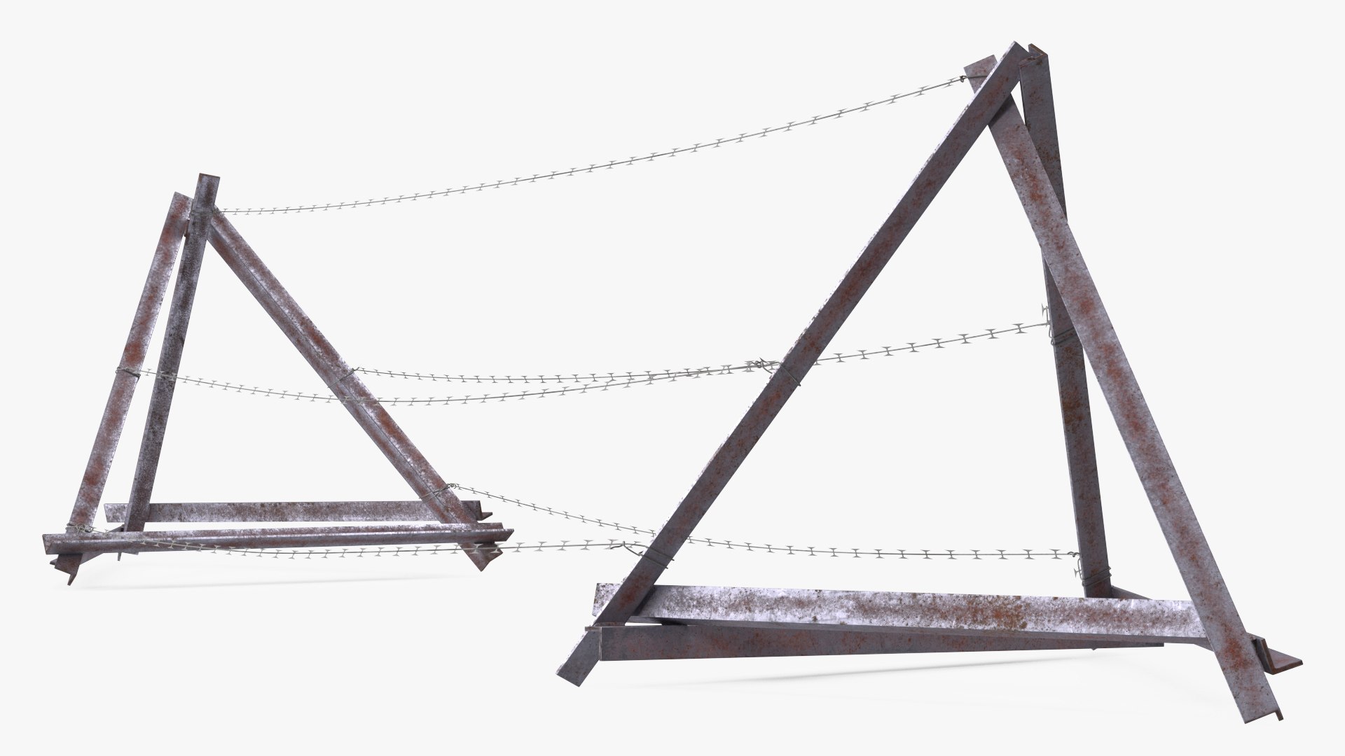 Wire Entanglement Barrier Razors 3D - TurboSquid 1713186