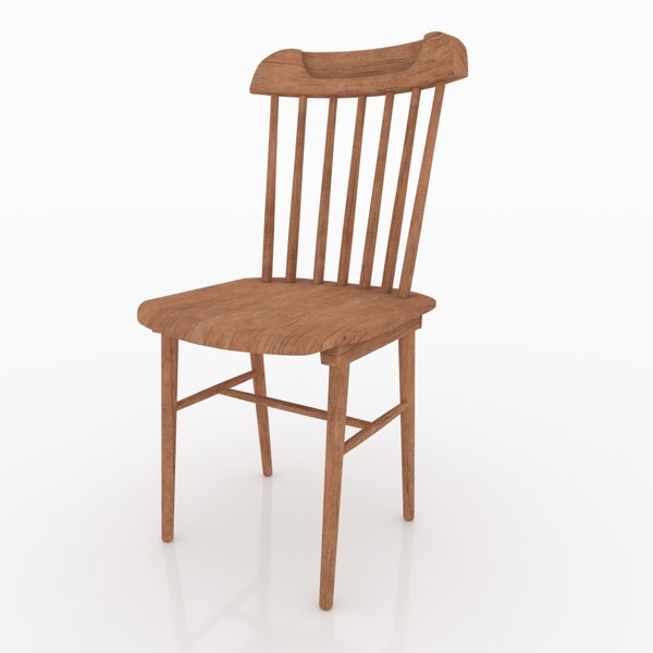 Wooden chair model - TurboSquid 1362097